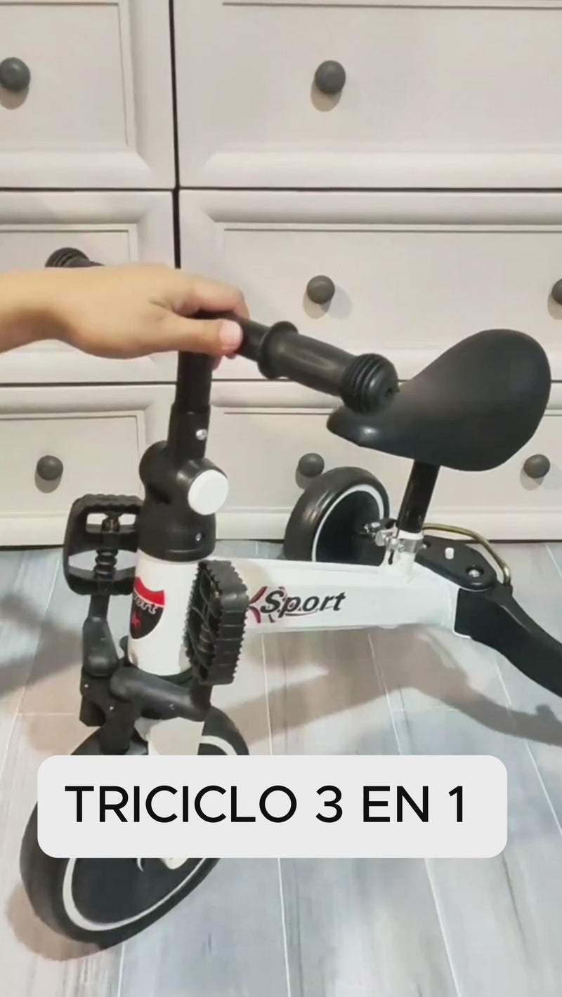 Video de muestra de la Bicicleta Triciclo 3 en 1